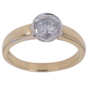 18ct Yellow Gold 1.50ct Brilliant Cut Diamond Solitaire Ring