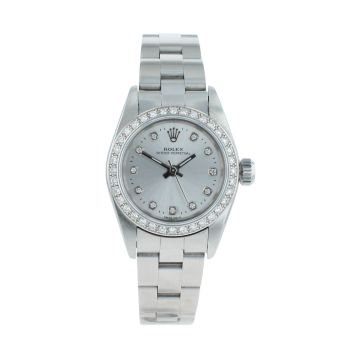 Rolex Custom Oyster Perpetual  Pre Owned Watch Ref 67180