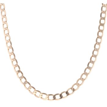9ct Yellow Gold Curb Chain 20"