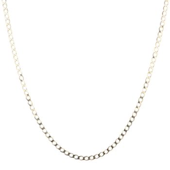 9ct Yellow Gold Curb Chain 20"