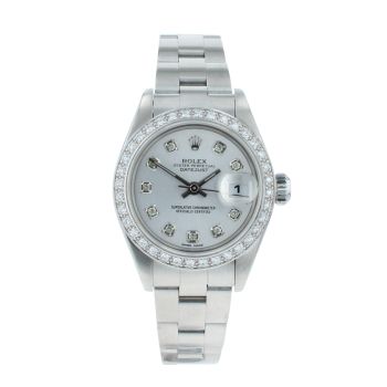 Rolex Custom Oyster Perpetual Date Pre Owned Watch Ref 79240