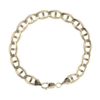 9ct Yellow Gold Anchor Bracelet 9.5"