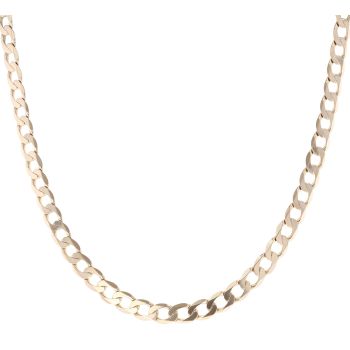 9ct Yellow Gold Curb Chain 20"