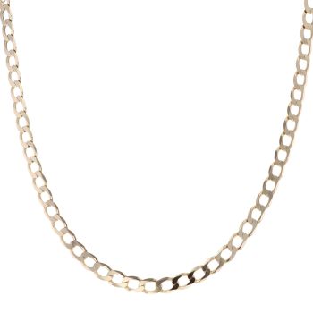 9ct Yellow Gold Curb Chain 18"