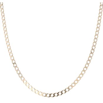 9ct Yellow Gold Curb Chain 18"