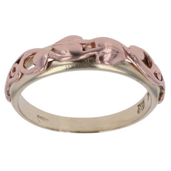 9ct Yellow and Rose Gold Tree Of Life Clogau Ring