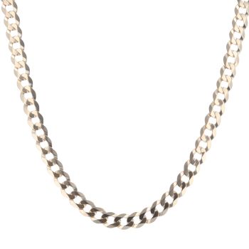 9ct Yellow Gold Curb Chain 18"