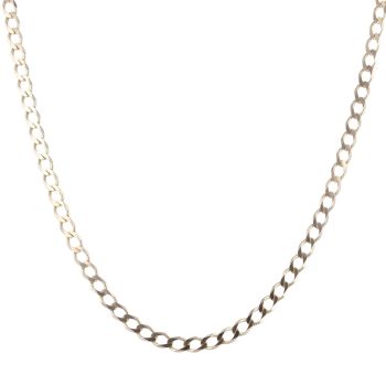 9ct Yellow Gold Curb Chain 20"