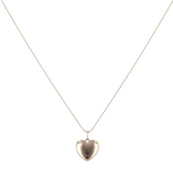 Tiffany & Co 18ct Yellow Gold Heart Pendant and Chain 16"