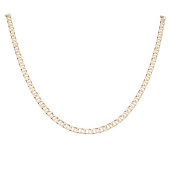 9ct Yellow Gold Square Anchor Chain 20"