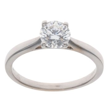 18ct White Gold 1.02ct Brilliant Cut Lab Grown Diamond Solitaire Ring