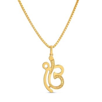22 Carat Gold Ek Onkar Pendant