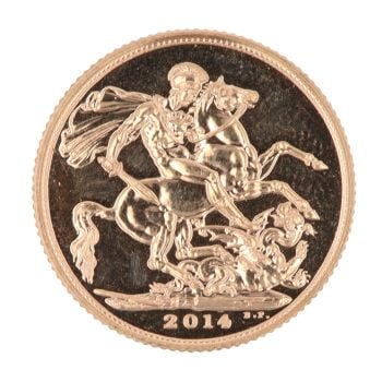 2014 Elizabeth II Full Sovereign Coin