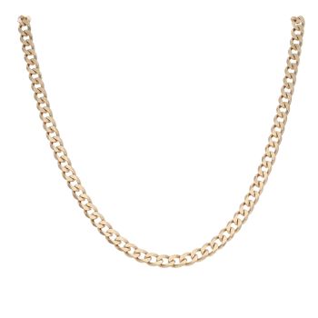 9ct Yellow Gold Curb Chain 20"