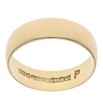 18ct Yellow Gold 5.5mm Wedding Band