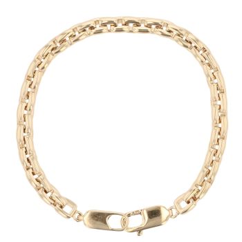 9ct Yellow Gold Fancy Belcher Bracelet 7.5"