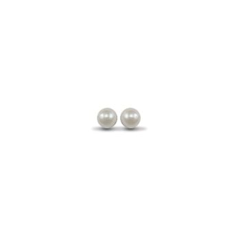 Mint Of London 925 Silver 4-5Mm Cultured Freshwater Pearl Studs
