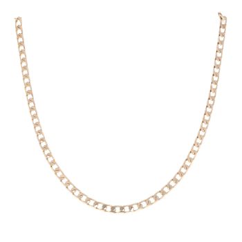 9ct Yellow Gold Curb Chain 18"