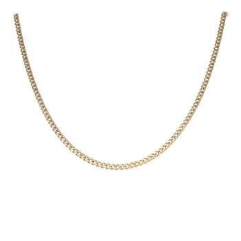 9ct Yellow Gold Curb Chain 20"