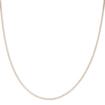 9ct Yellow Gold Curb Chain 20"
