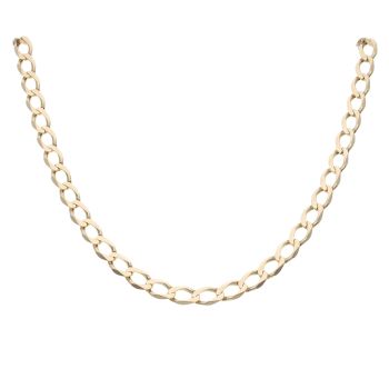 9ct Yellow Gold Curb Chain 18"