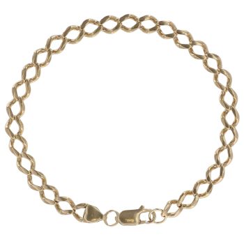 9ct Yellow Gold Curb Bracelet 8.5"