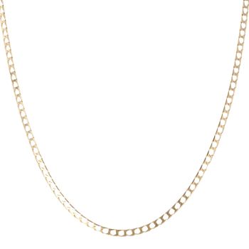 9ct Yellow Gold Curb Chain 20"