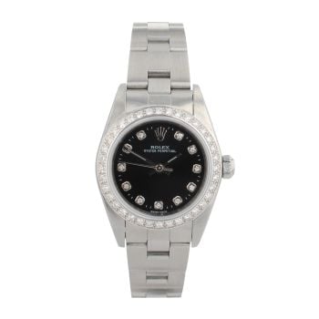 Rolex Custom Oyster Perpetual Pre Owned Watch Ref 76080