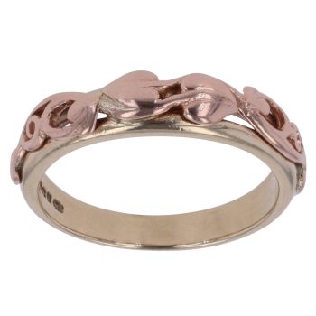 9ct Yellow and Rose Gold Tree Of Life Clogau Ring