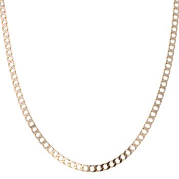 9ct Yellow Gold Curb Chain 20"