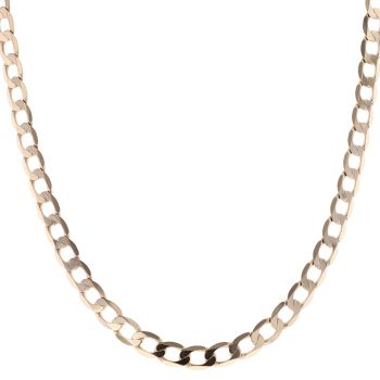 9ct Yellow Gold Curb Chain 20"