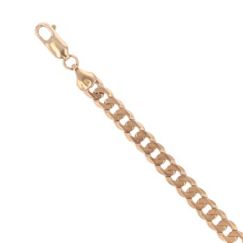 9ct Yellow Gold Curb Bracelet 7.5"