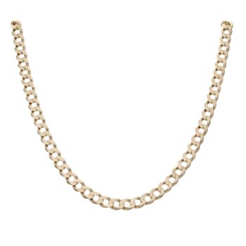 9ct Yellow Gold Curb Chain 24"