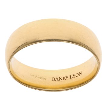 18ct Yellow Gold Wedding Band 5.8mm