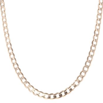 9ct Yellow Gold Curb Chain 20"