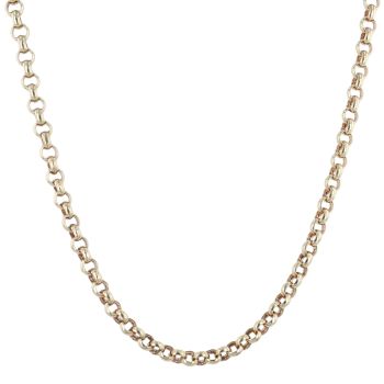 9ct Yellow Gold Belcher Chain 18"