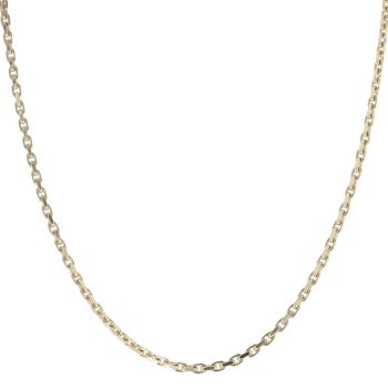 9ct Yellow Gold Square Links Belcher Chain 18"
