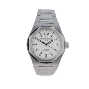 Girard Perregaux Laureato Pre Owned Watch Ref 81010-11-131-11A