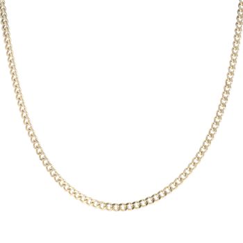 9ct Yellow Gold Curb Chain 22"