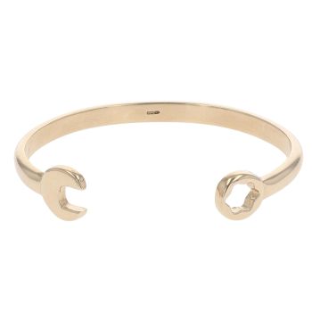 9ct Yellow Gold Torque Spanner Bangle