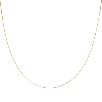 22ct Yellow Gold Box Chain 16"