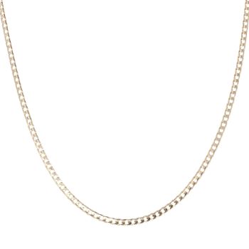9ct Yellow Gold Curb Chain 18"
