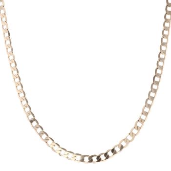 9ct Yellow Gold Crub Chain 18"