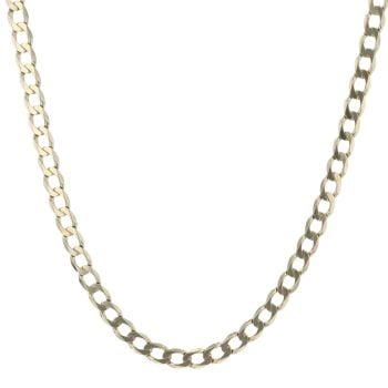 9ct Yellow Gold Curb Chain 24"