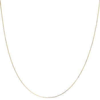 22ct Yellow Gold Box Chain 16"