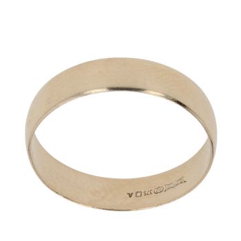 9ct Yellow Gold Wedding Band 5mm