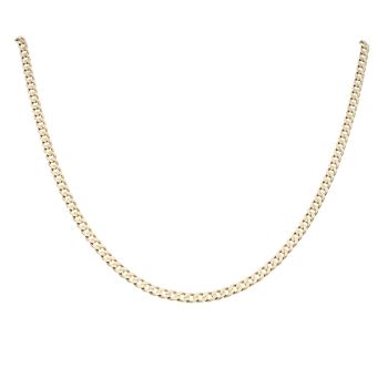9ct Yellow Gold Curb Chain 18"