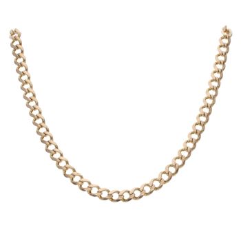 9ct Yellow Gold Curb Chain 24"