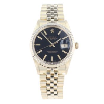 Rolex Oyster Perpetual Date Pre Owned Watch Ref 15037