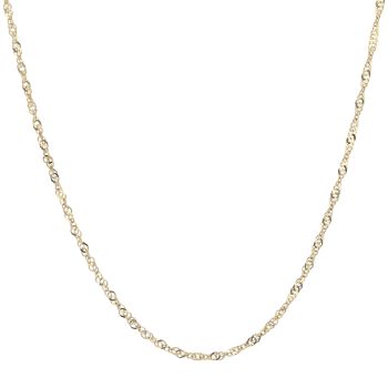 9ct Yellow Gold Twist Chain 20"